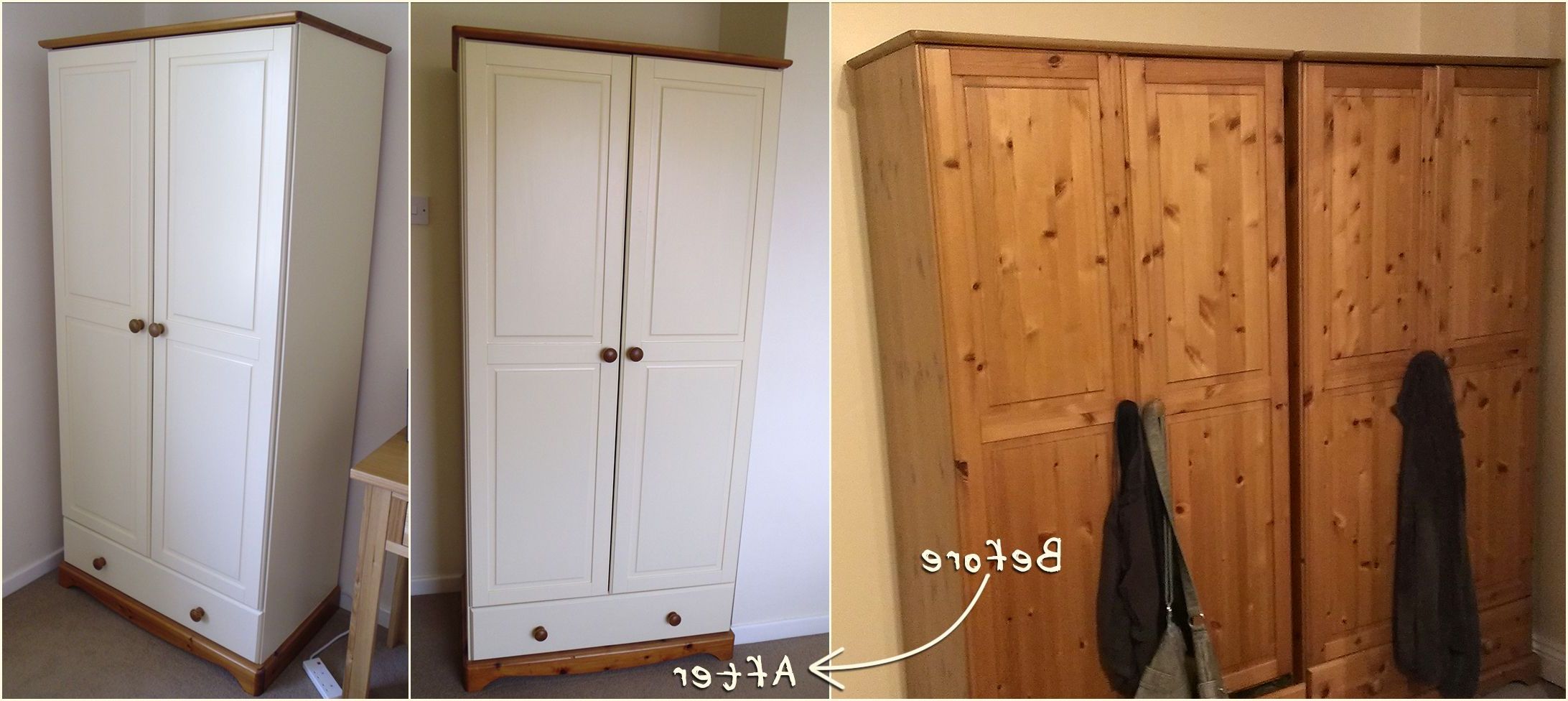 Upcycled Pine Wardrobes | Pine Wardrobe, Furniture Makeover, Upcycled  Furniture Before And After In Pine Wardrobes (View 14 of 20)