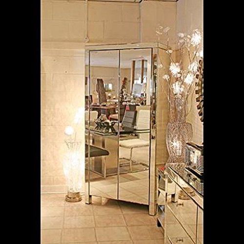 Venetian Mirrored/glass 2 Door Double Wardrobe With Drawers (sophie Rose  Range) | Glass Wardrobe, Glass Furniture, Furniture With Regard To Romano Mirrored Wardrobes (Gallery 12 of 20)