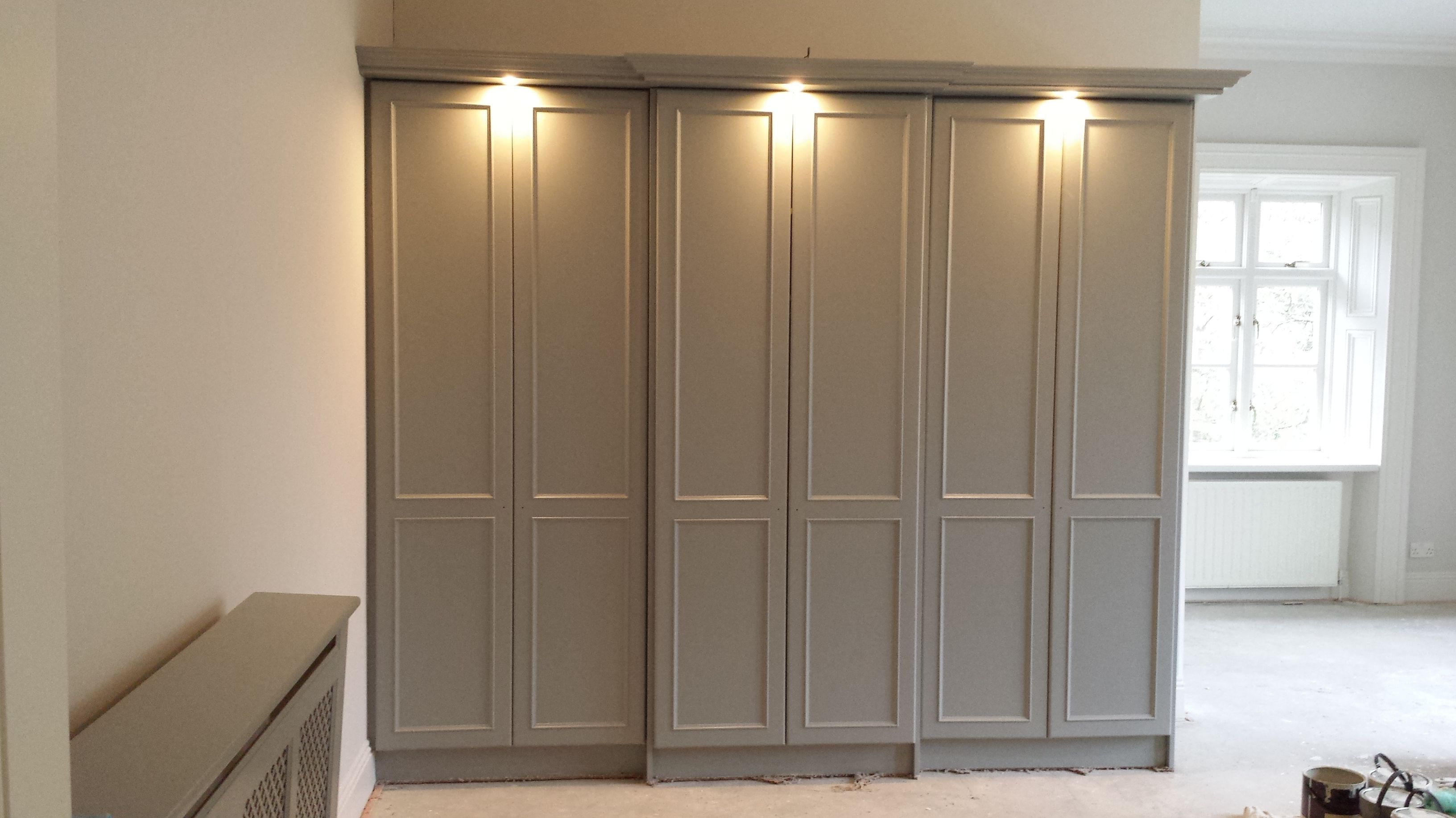 Wardrobe After, Painted With Farrow & Ball Paint | Built In Cupboards  Bedroom, Fitted Bedroom Furniture, Small House Bedroom Regarding Farrow And Ball Painted Wardrobes (Gallery 1 of 20)