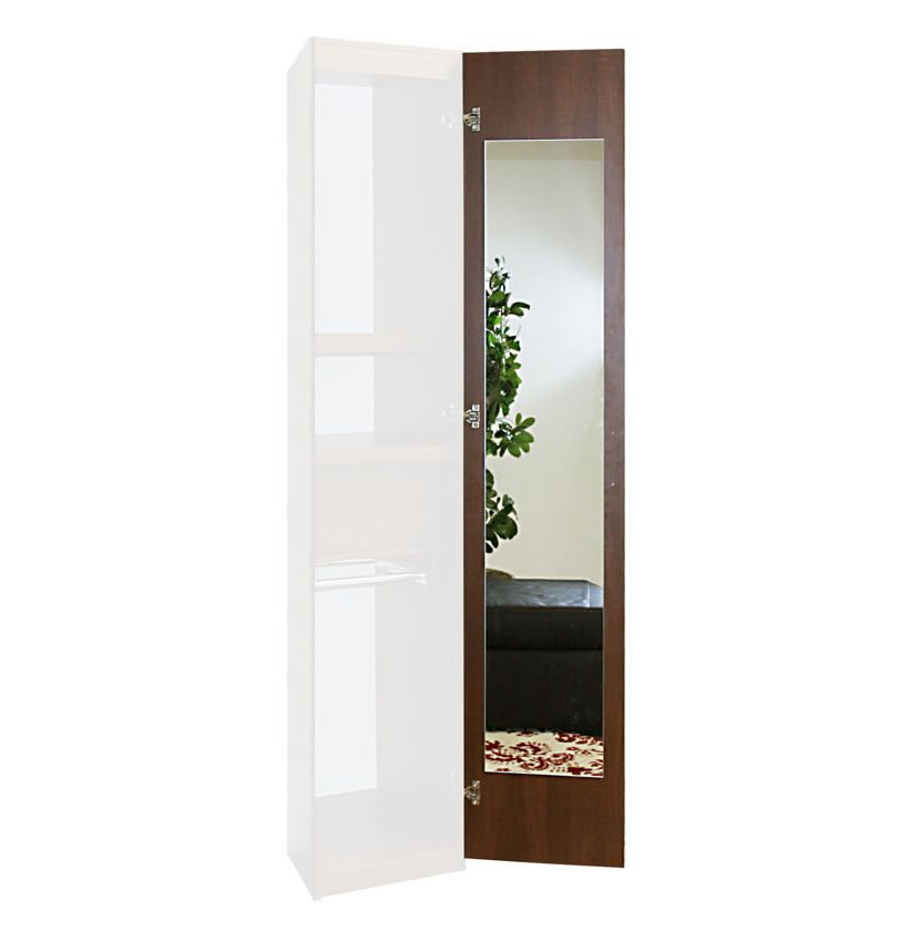Wardrobe Closet Interior Mirror Upgrade – Single Mirror, 180 Degree Hinges  | Contempo Space In One Door Mirrored Wardrobes (Gallery 7 of 20)