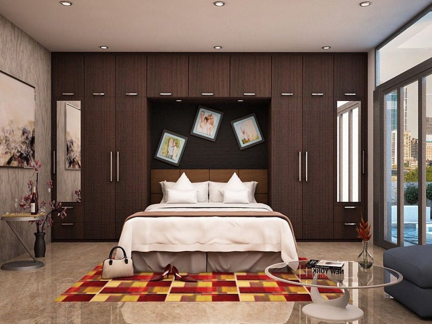 Wardrobe Colour Combinations For Your Bedroom Within Bed And Wardrobes Combination (Gallery 8 of 20)