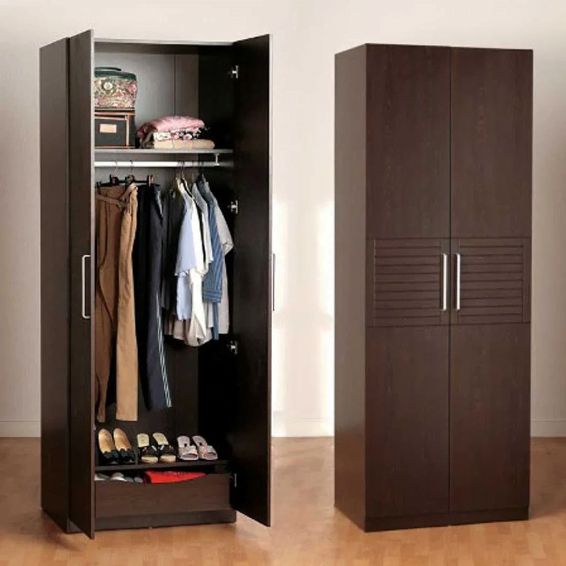 Wardrobe Series 018 – 2 Door 100cm62cmh 220cm – Afrizonemart Regarding 2 Door Wardrobes (View 3 of 20)
