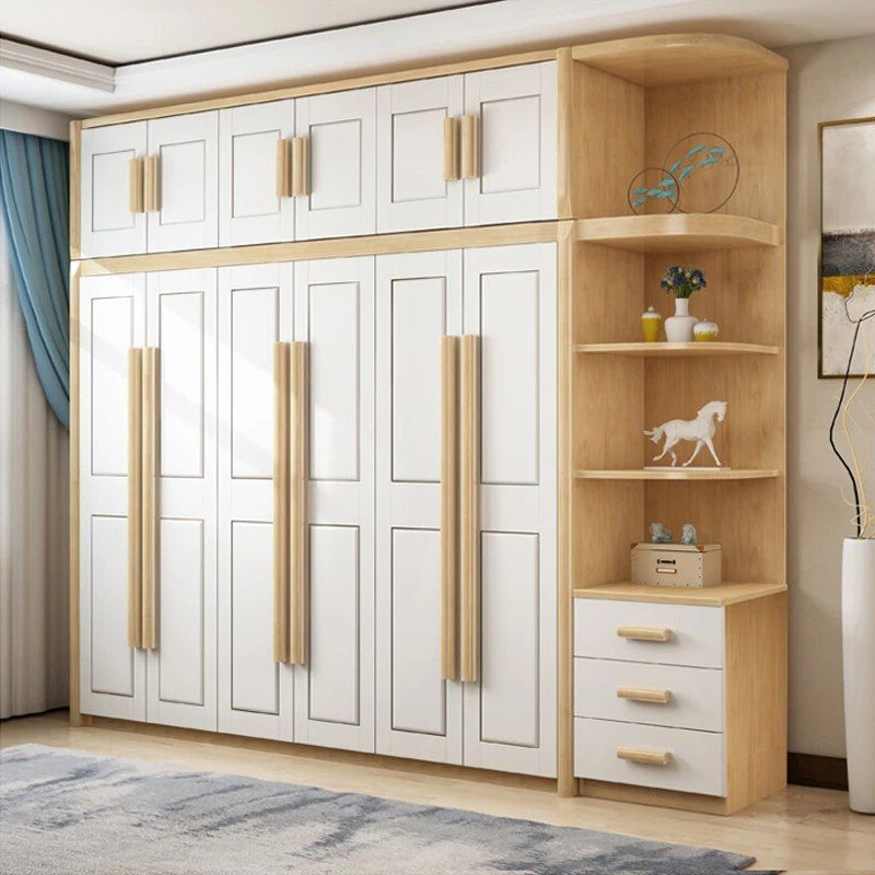 Wardrobe Simple Modern Assembly Oak Wardrobe Corner Side Cabinet Economical  Bedroom – Aliexpress For Oak Corner Wardrobes (View 13 of 20)