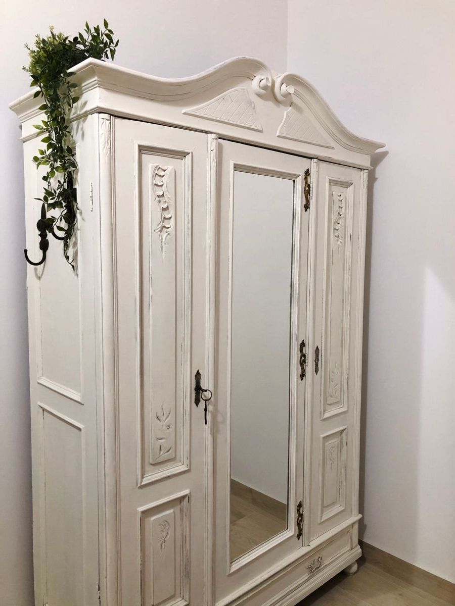Wardrobe | White Wardrobe Bedroom, Cottage Wardrobe, Antique Wardrobe Closet Pertaining To White Vintage Wardrobes (Gallery 1 of 20)