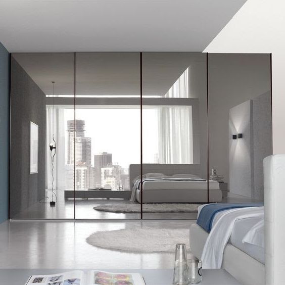 Wardrobe With Mirror: 10 Best Space Saving Designs Throughout Full Mirrored Wardrobes (Gallery 12 of 20)
