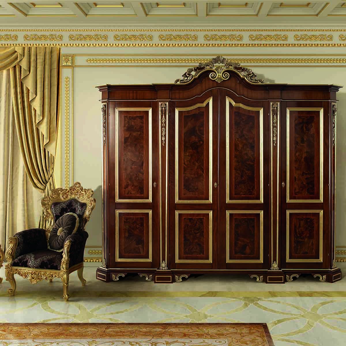Wardrobes ⋆ Luxury Italian Classic Furniture With Regard To Baroque Wardrobes (Gallery 7 of 20)