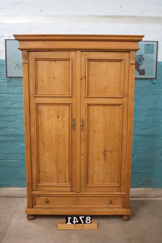 Waxed Cupboard/children's Wardrobe 8741 | Antique Pine Imports With Kids Pine Wardrobes (Gallery 9 of 20)