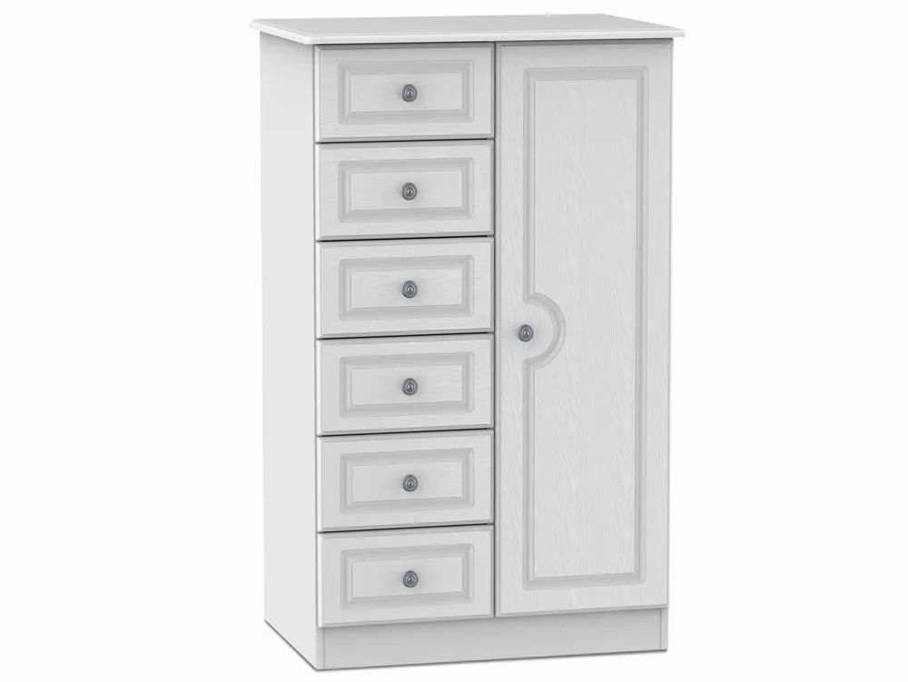 Welcome Pembroke White Ash Childrens Small Wardrobe (assembled) Within Childrens Tallboy Wardrobes (Gallery 4 of 20)