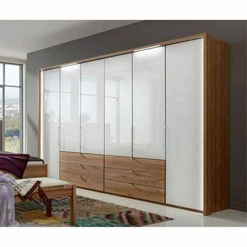 White And Brown Wooden Wardrobes, For Home Within Brown Wardrobes (View 11 of 20)