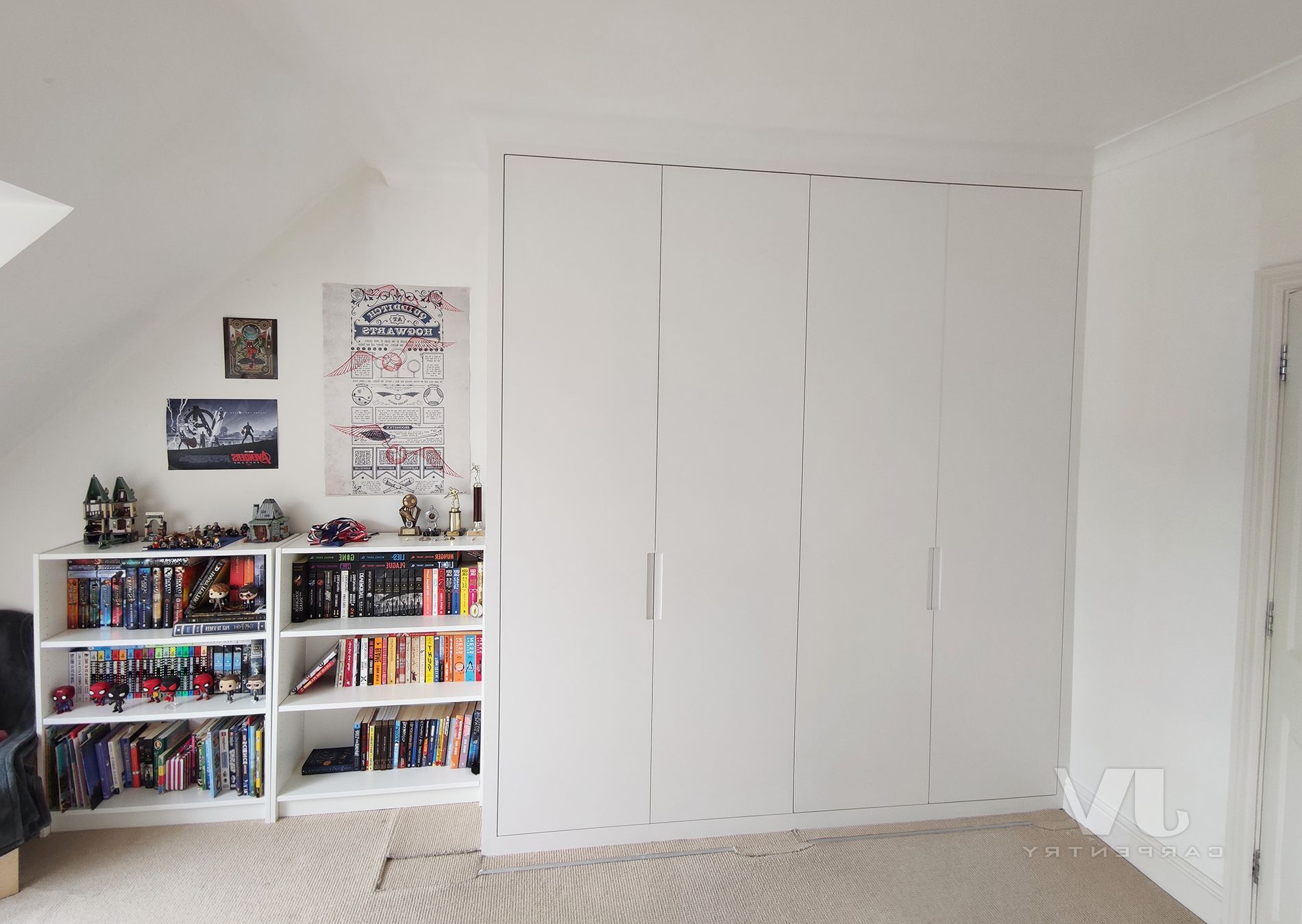 White Built In Wardrobes Ideas | Jv Carpentry With Cheap White Wardrobes (Gallery 11 of 21)