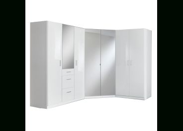 White Corner Wardrobe | 3 Piece Set With Regard To Cheap Corner Wardrobes (Gallery 1 of 20)