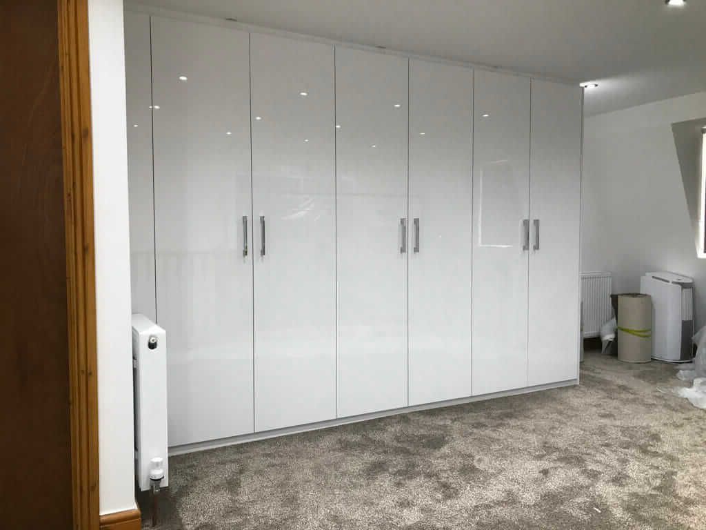 White Gloss Modern Wardrobe Hackney E9 – Form Creations Limited In Wardrobes White Gloss (Gallery 17 of 20)