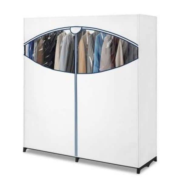 Whitmor White Extra Wide Portable Closet (60 In. W X 64 In (View 3 of 20)