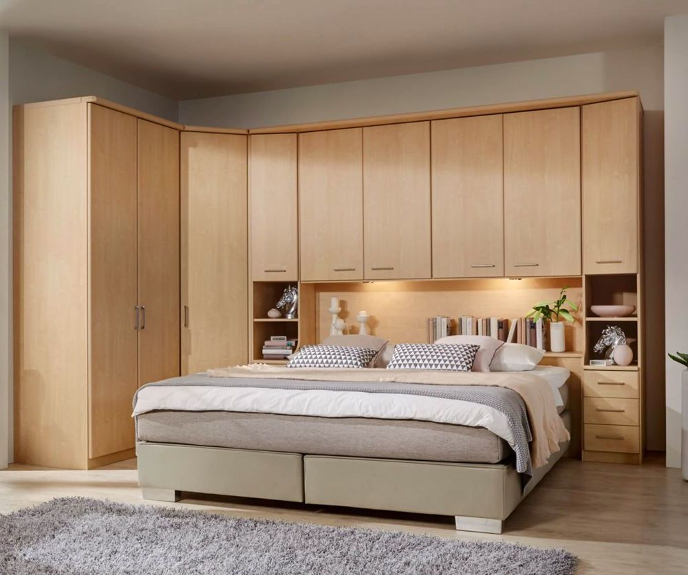 Wiemann Luxor 4 | Luxor 4 Wooden Overbed Unit Suggestion 5&6 |  Furnituredirectuk Throughout Overbed Wardrobes (View 18 of 20)