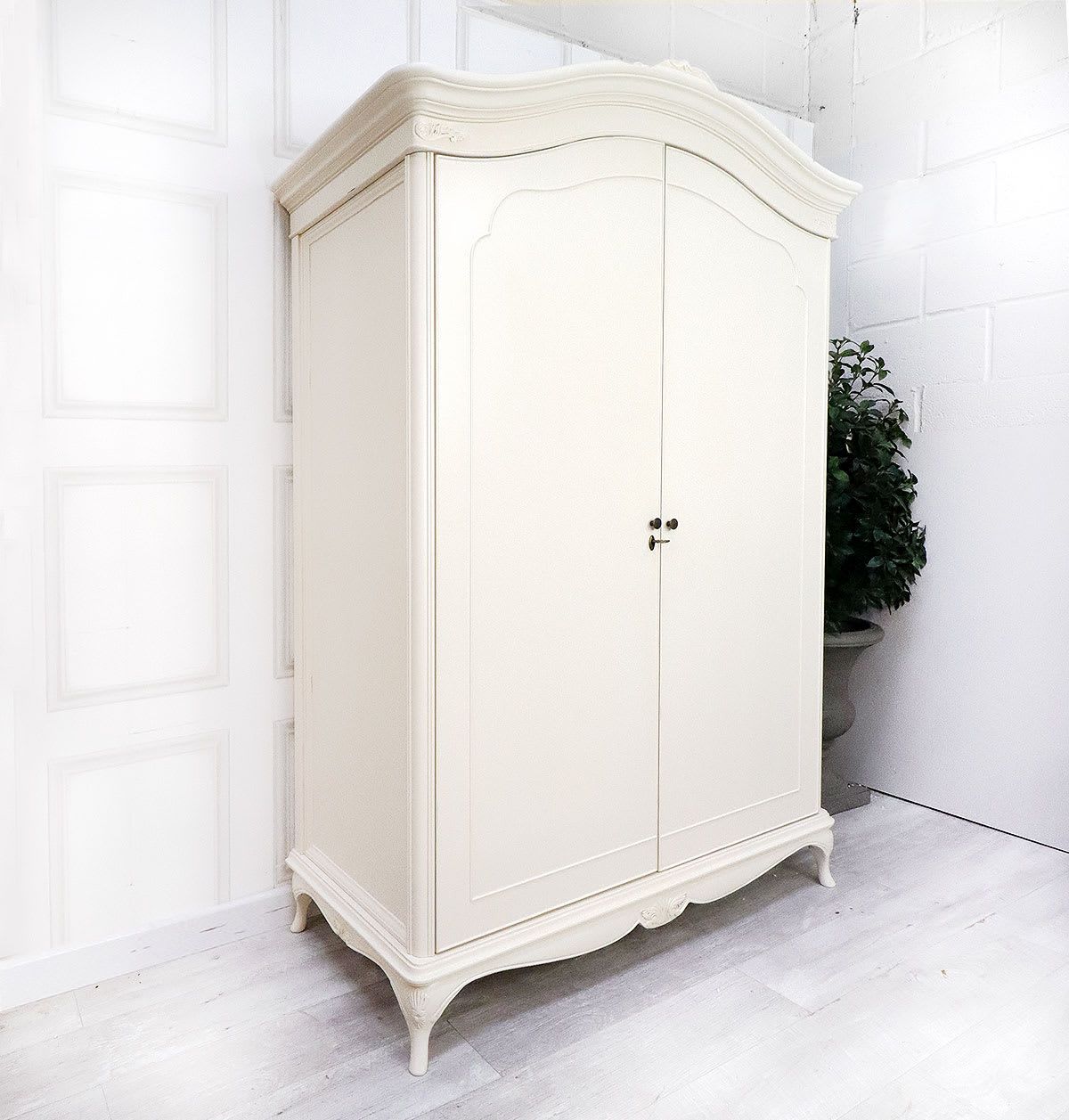 Willis & Gambier French Style Ivory Large Armoire Wardrobe | Nicky Cornell  A Uk Stockist Intended For French Style Wardrobes (View 3 of 20)
