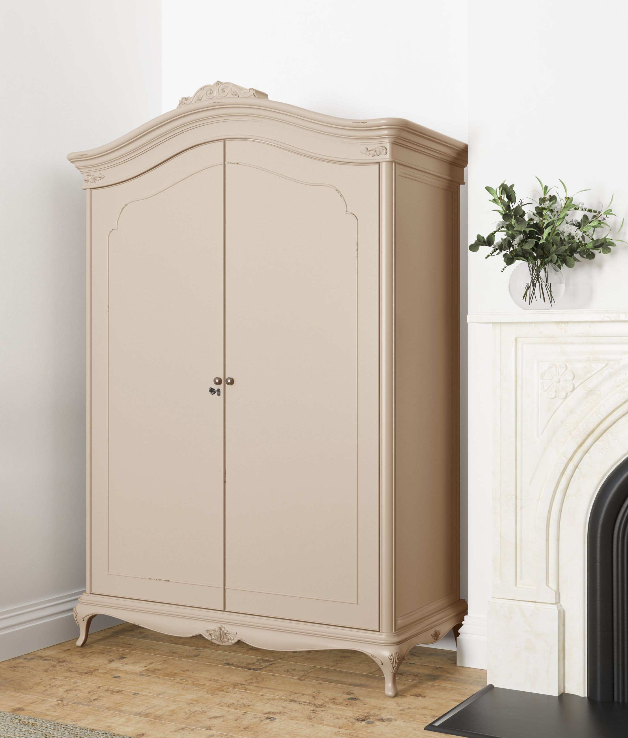 Willis & Gambier Ivory 2 Door Wide Fitted Double Wardrobe – Love The Bed In Willis And Gambier Wardrobes (View 4 of 20)