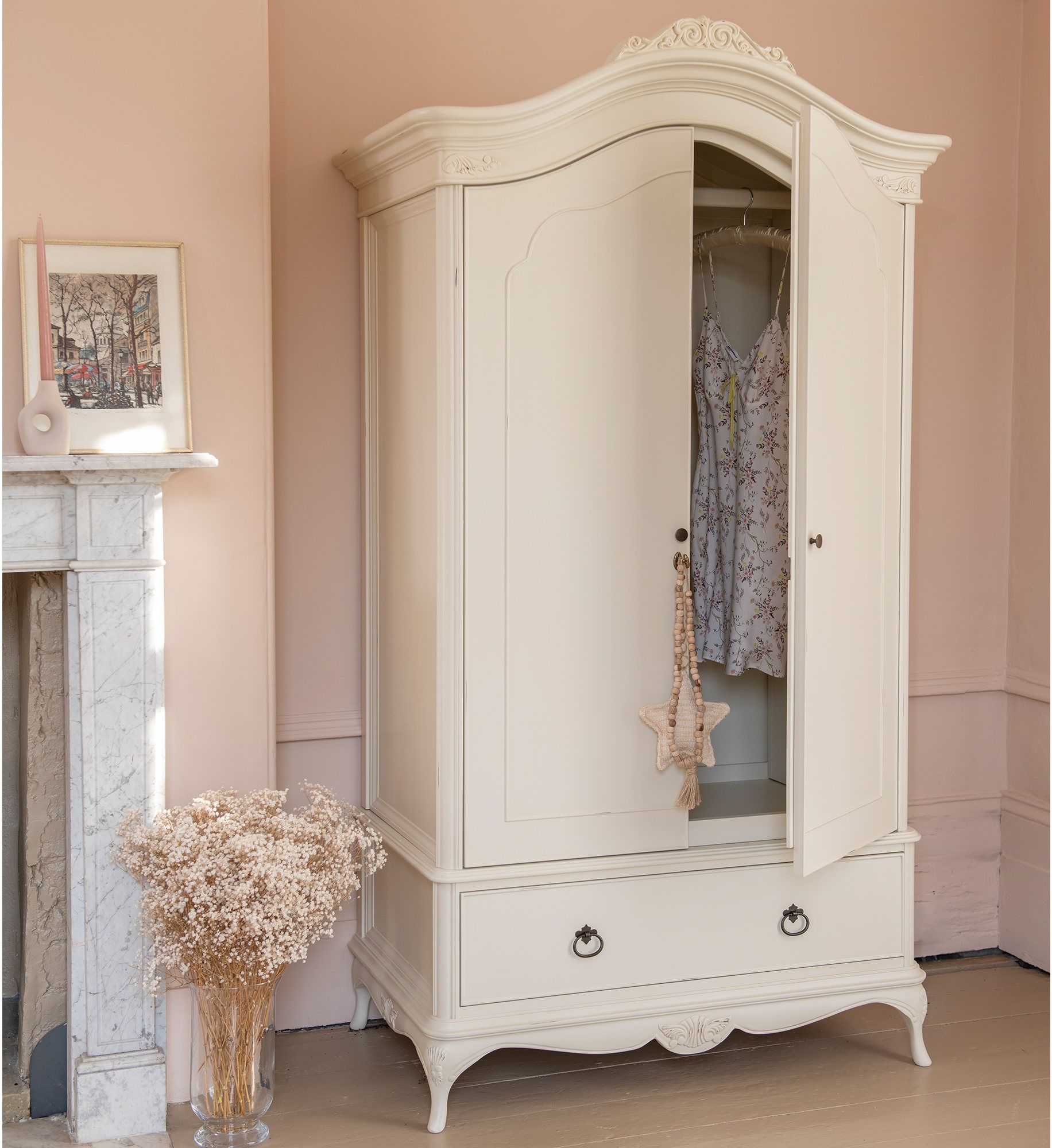 Willis & Gambier Ivory Bedroom 2 Door Wardrobe – Aldiss With Regard To Cream French Wardrobes (View 17 of 20)