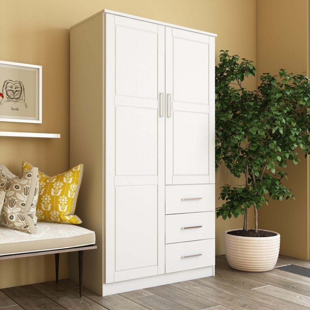 Wood Armoires And Wardrobes – Bed Bath & Beyond Pertaining To Cheap Wooden Wardrobes (View 17 of 20)