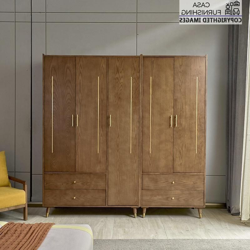 Wooden Wardrobe Design | Closets For Bedrooms | Casa Furnishing Regarding Wooden Wardrobes (View 14 of 20)