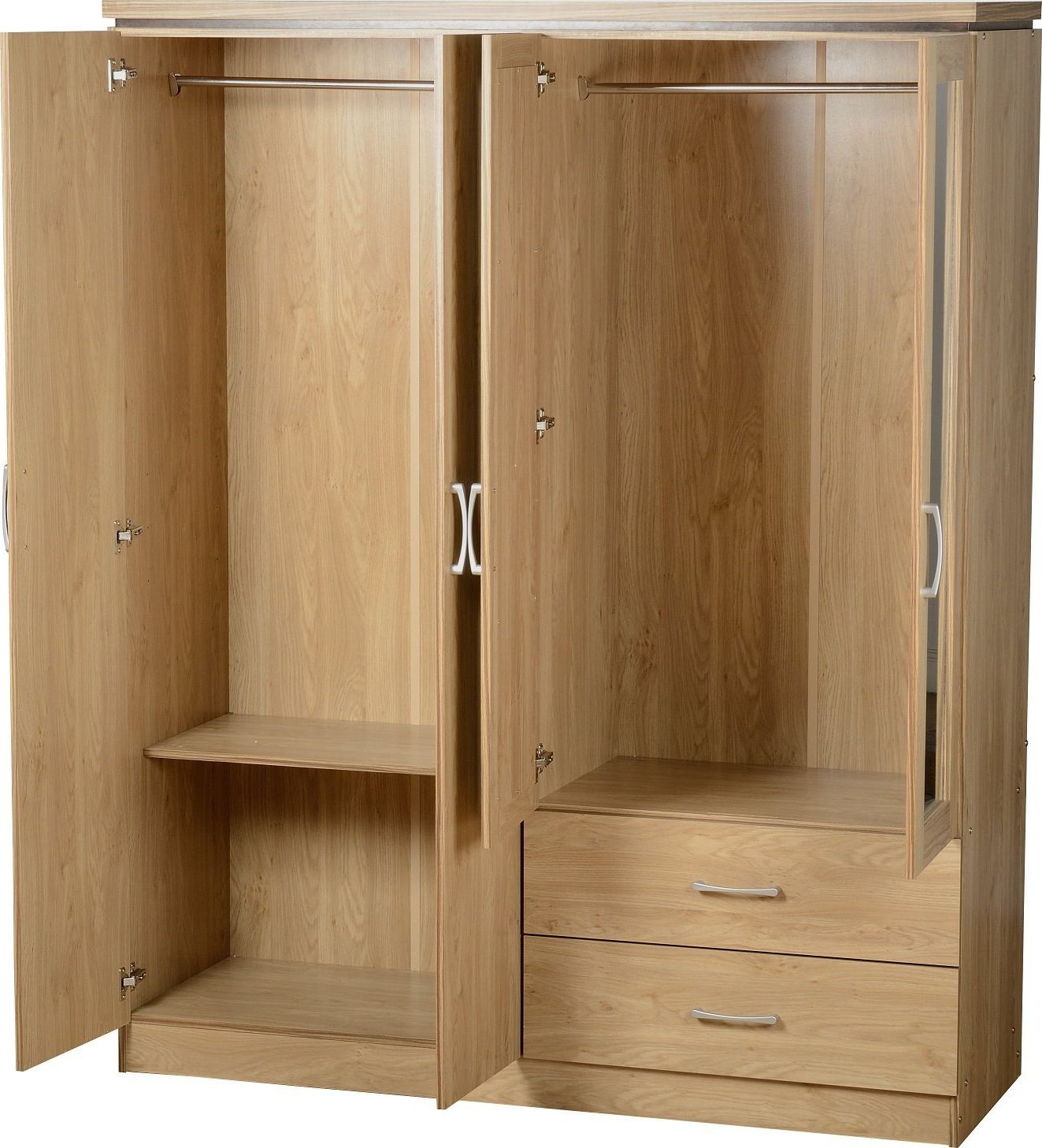 Wooden Wardrobe M0222 • Ro2ya Home Pertaining To Wooden Wardrobes (View 15 of 20)