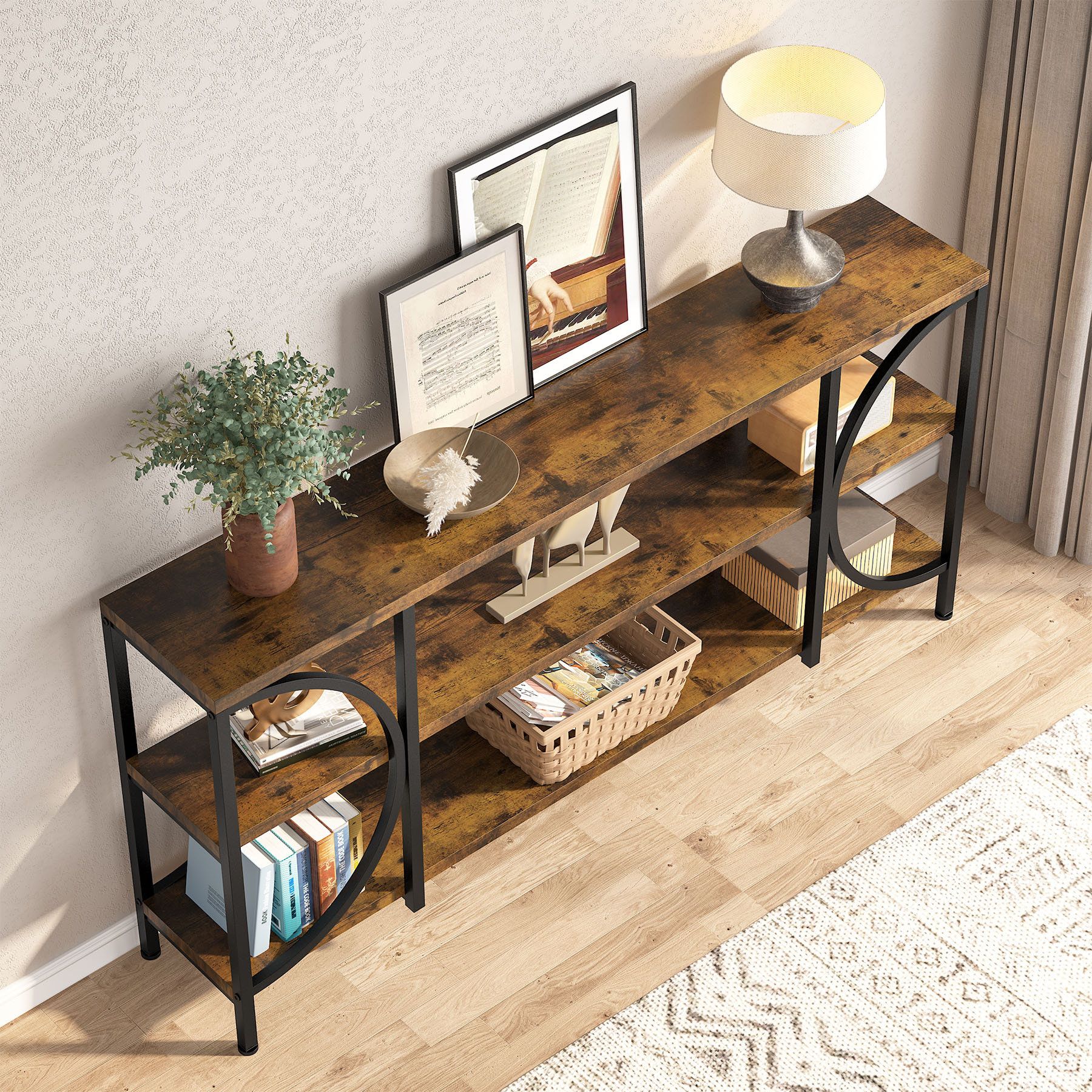 17 Stories Rithu Sofa Console Table  (View 5 of 20)
