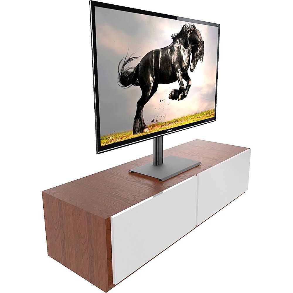 Best Buy: Kanto Tabletop Tv Stand For Most Flat Panel Tvs Up To 65" Black  Tts100 Pertaining To Universal Tabletop Tv Stands (Gallery 8 of 20)