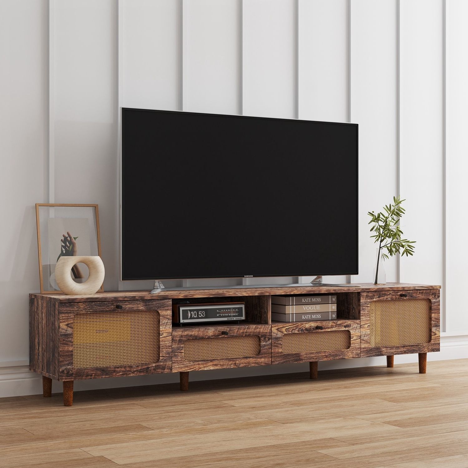 Farmhouse Rattan Tv Stand – Bed Bath & Beyond – 37216794 With Regard To Farmhouse Rattan Tv Stands (View 15 of 20)