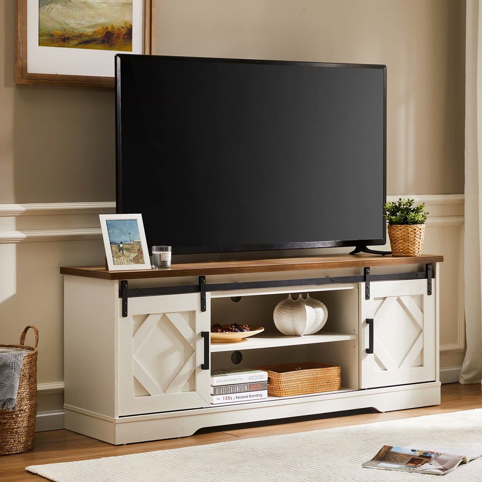 Featured Photo of Top 20 of Farmhouse Media Entertainment Centers