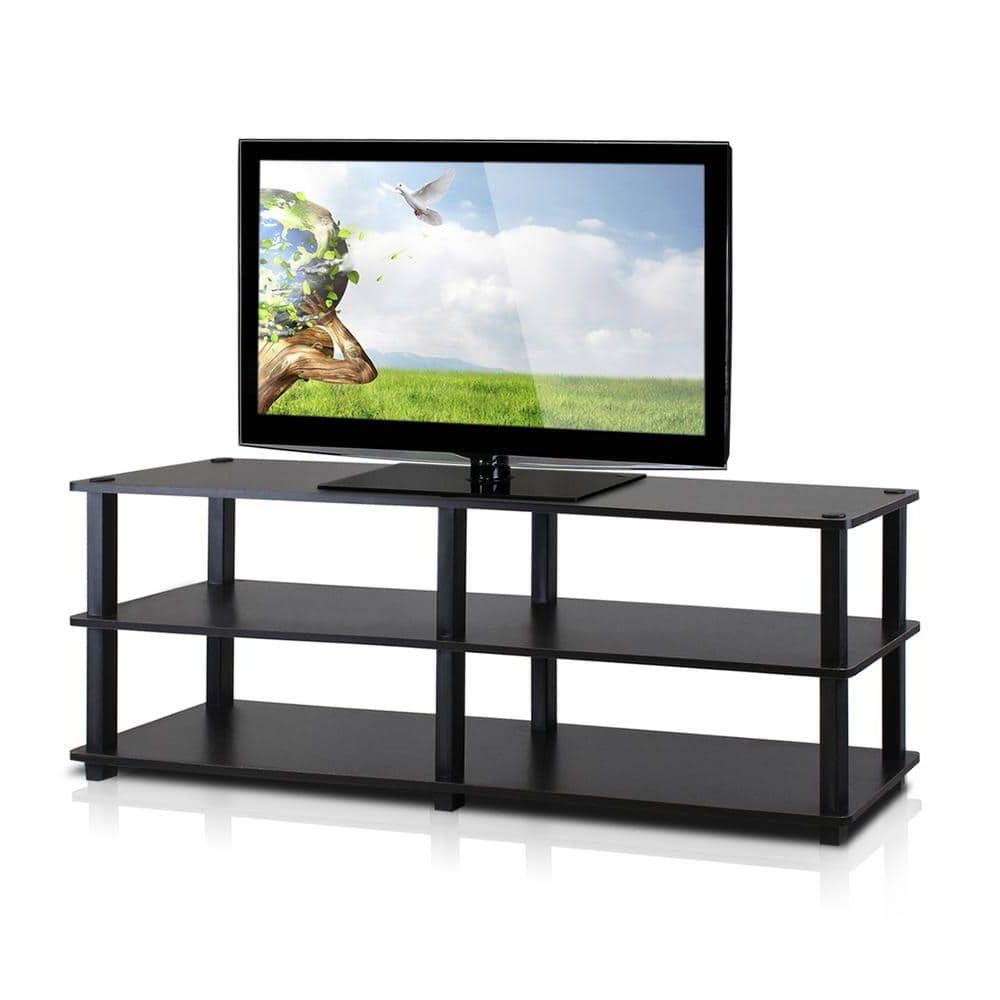 Furinno Turn N Tube 47 In. Espresso Particle Board Tv Stand Fits Tvs Up To  42 In (View 6 of 20)