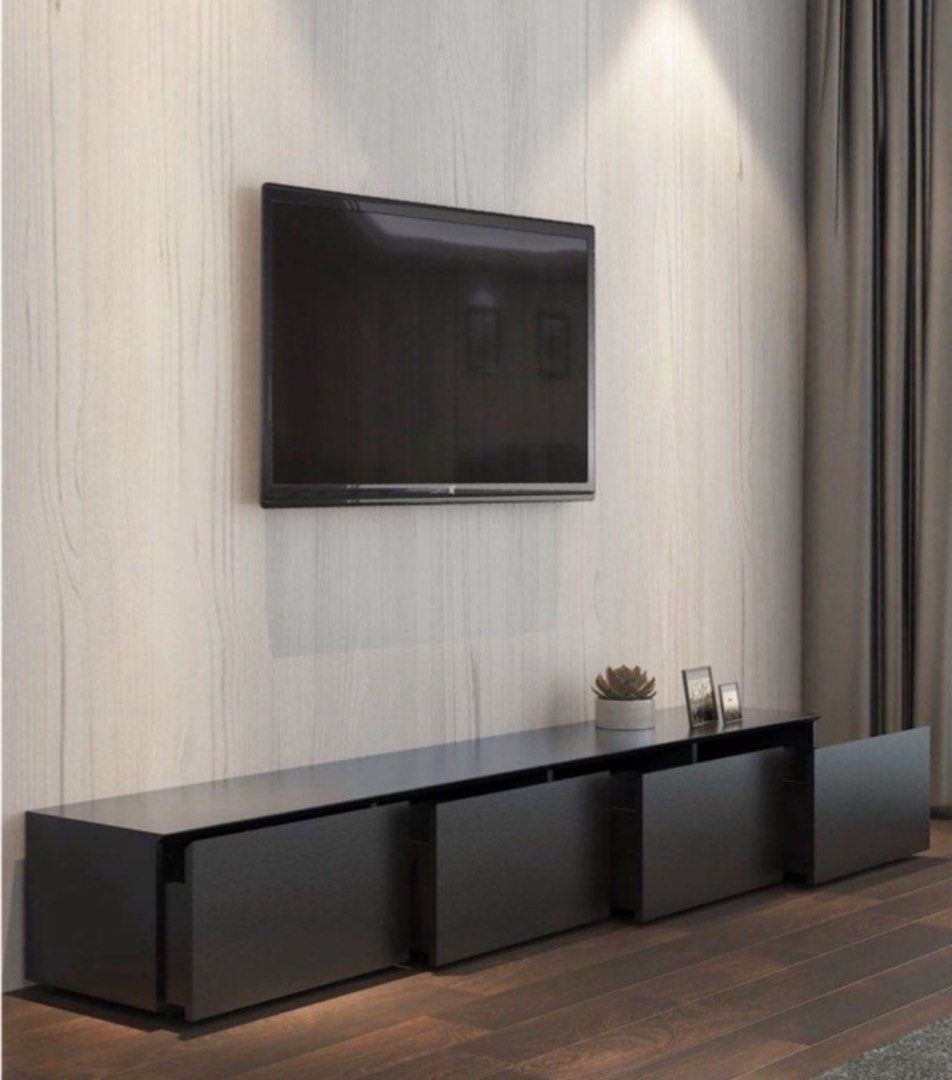 Instock) Romain Modern Solid Wood Tv Console, Furniture & Home Living,  Furniture, Tv Consoles On Carousell Regarding Romain Stands For Tvs (Gallery 15 of 20)