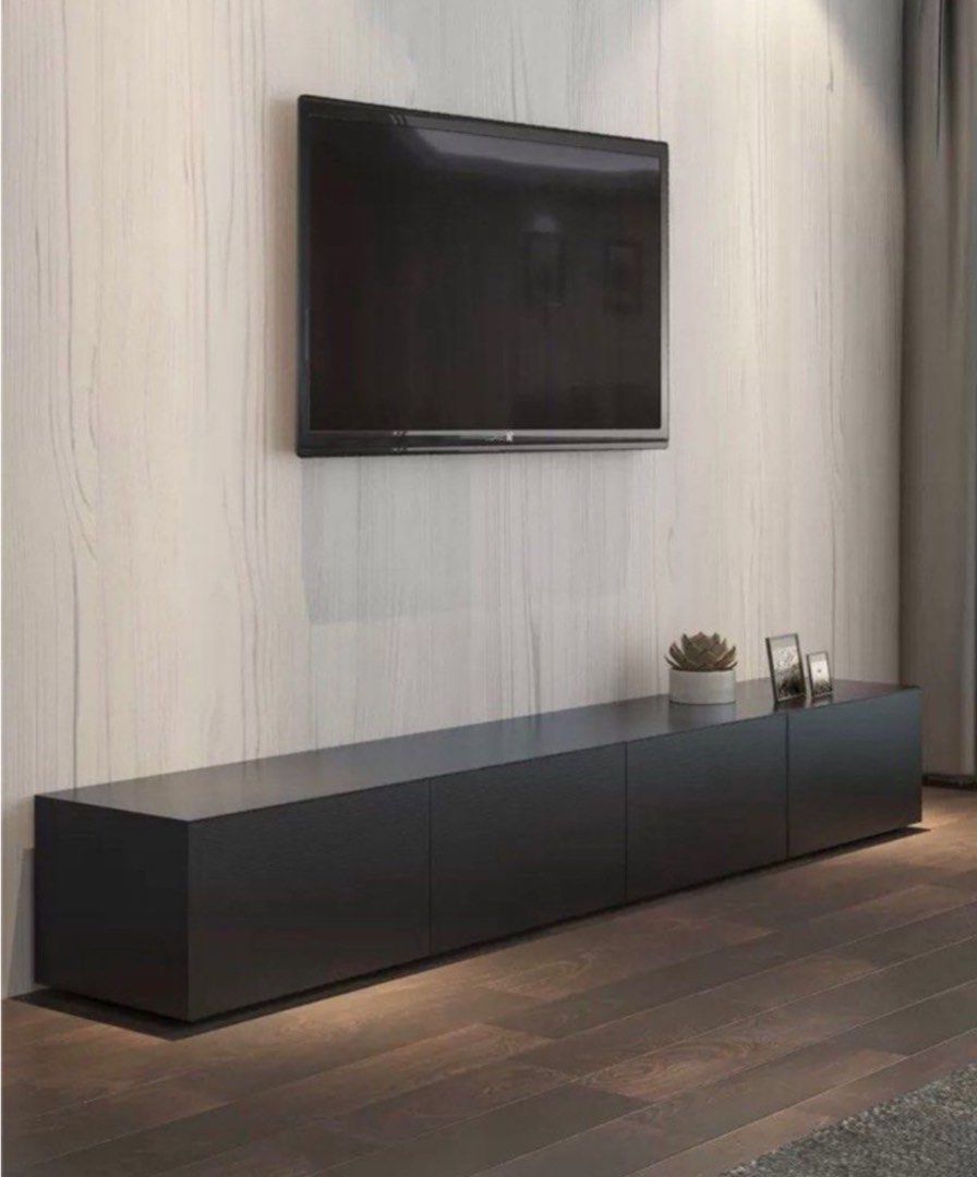 Instock) Romain Modern Solid Wood Tv Console, Furniture & Home Living,  Furniture, Tv Consoles On Carousell With Regard To Romain Stands For Tvs (View 18 of 20)