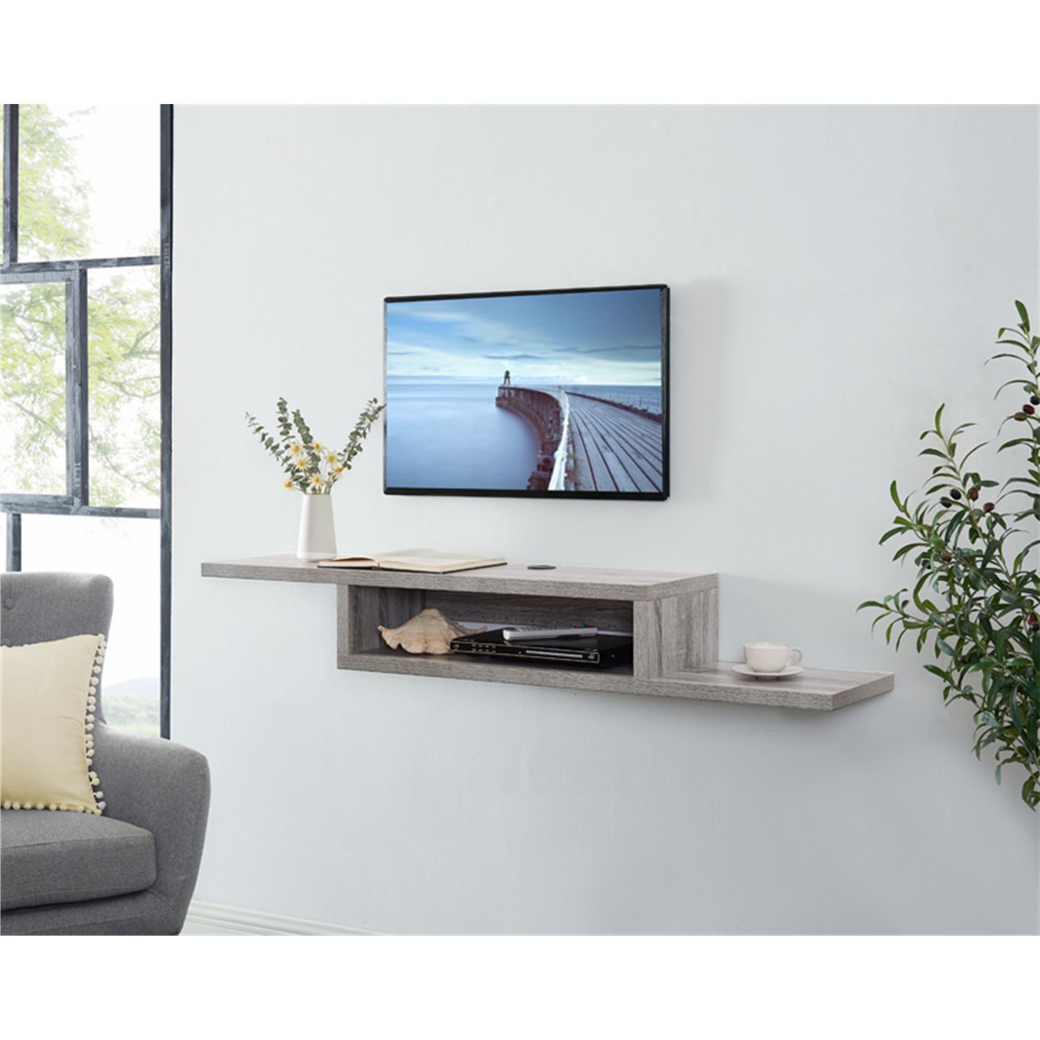 Naomi Home Athena Wall Mounted Floating Tv Stand For 65" Tv – Naomi Home With Wall Mounted Floating Tv Stands (Gallery 2 of 20)