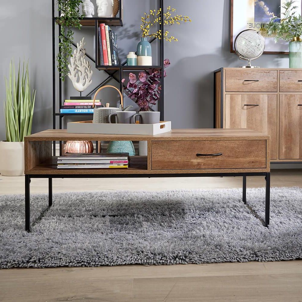 Oak Tv Stand Coffee Nest Table Sideboard Living Room Furniture Bookshelf  Console | Ebay Regarding Cafe Tv Stands With Storage (View 4 of 20)
