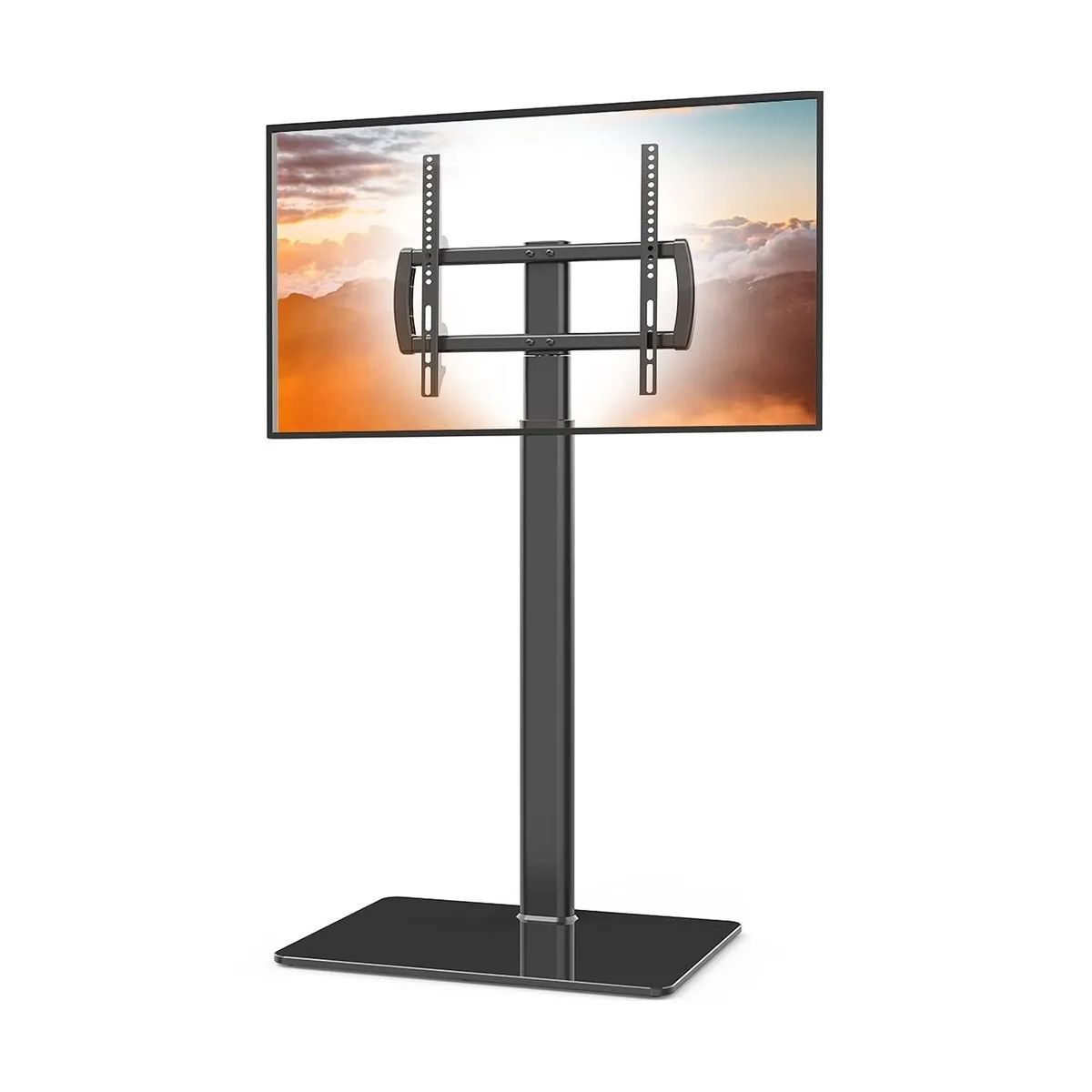 Universal Floor Tv Stand With Mount 80 Degree Swivel Height Adjustable And  Sp | Ebay Regarding Universal Floor Tv Stands (View 16 of 20)