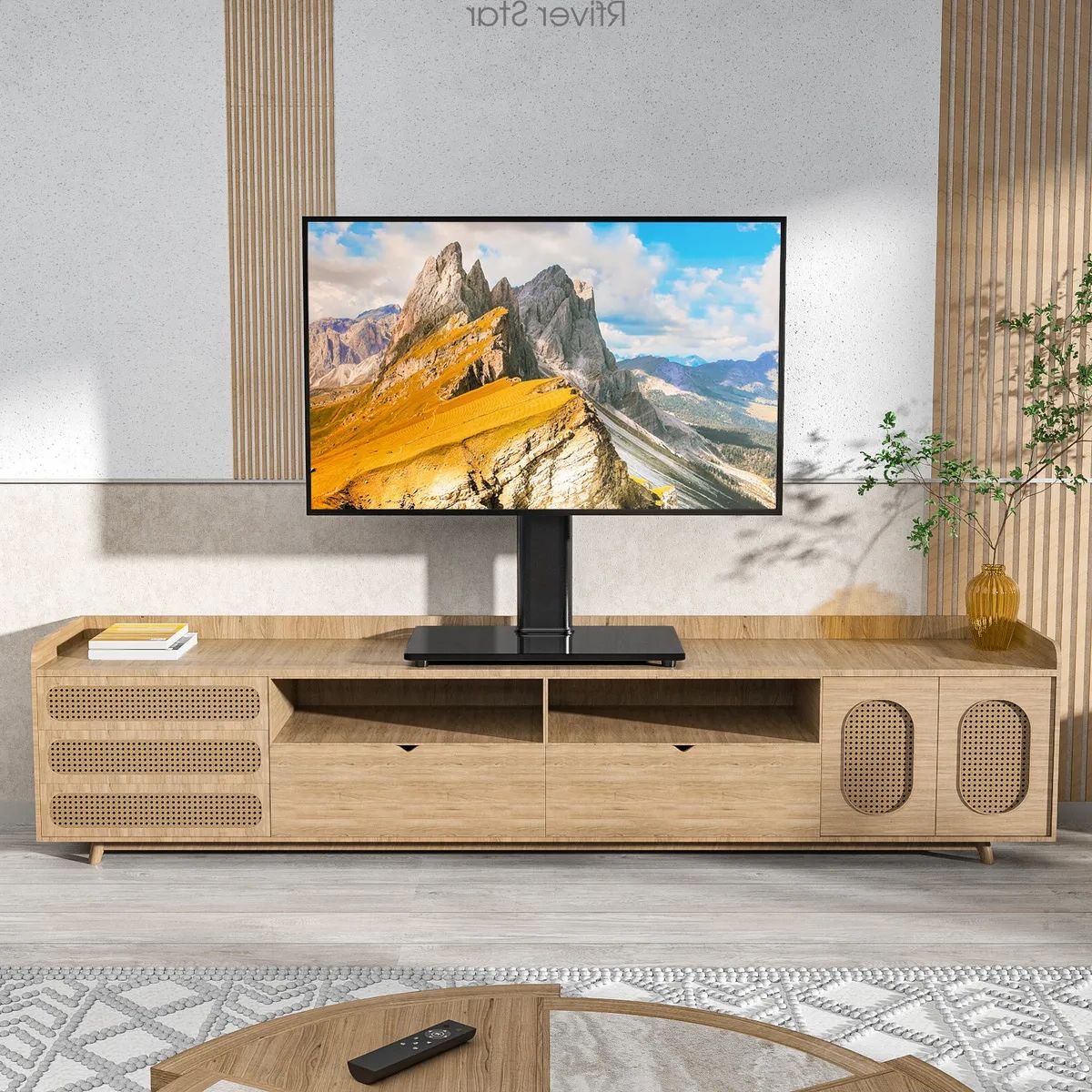 Universal Swivel Tabletop Tv Stand For Flat Screens 23 24 26 32 39 40 43  Inch Tv | Ebay Inside Universal Tabletop Tv Stands (Gallery 4 of 20)
