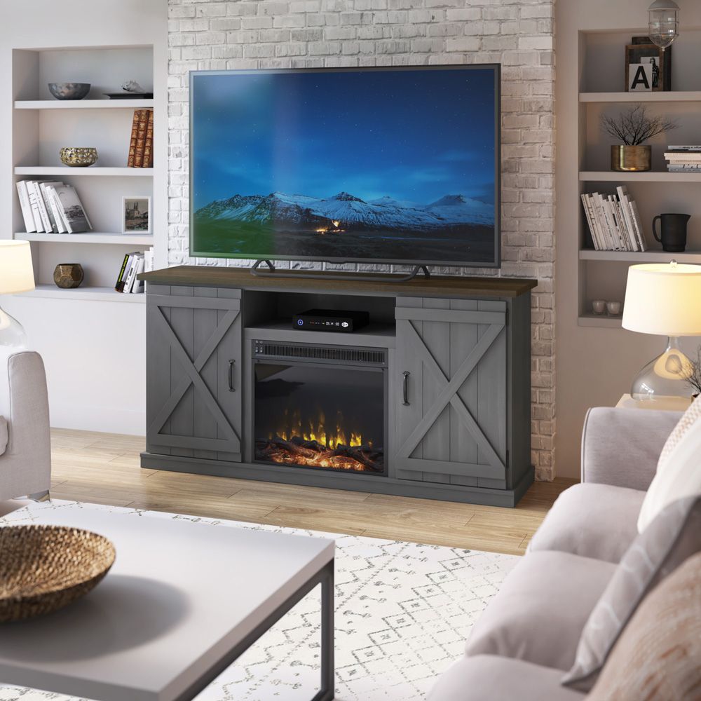 Why Get A Tv Stand With Electric Fireplace? – Twin Star Hometwin Star  International Throughout Electric Fireplace Entertainment Centers (Gallery 19 of 20)