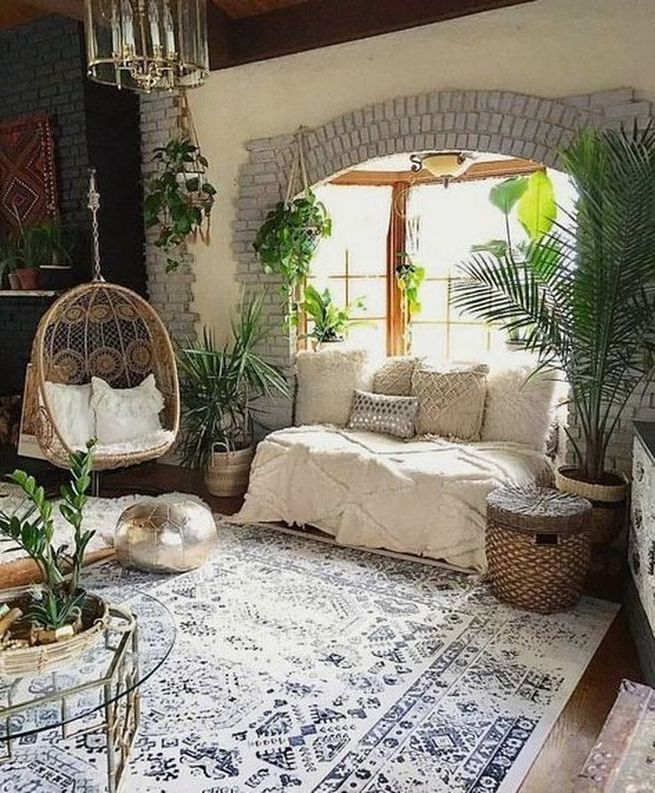 14 Cozy Bohemian Living Room Decoration Ideas 29 – Lmolnar With Regard To Cozy Castle Boho Living Room Tables (Gallery 16 of 20)
