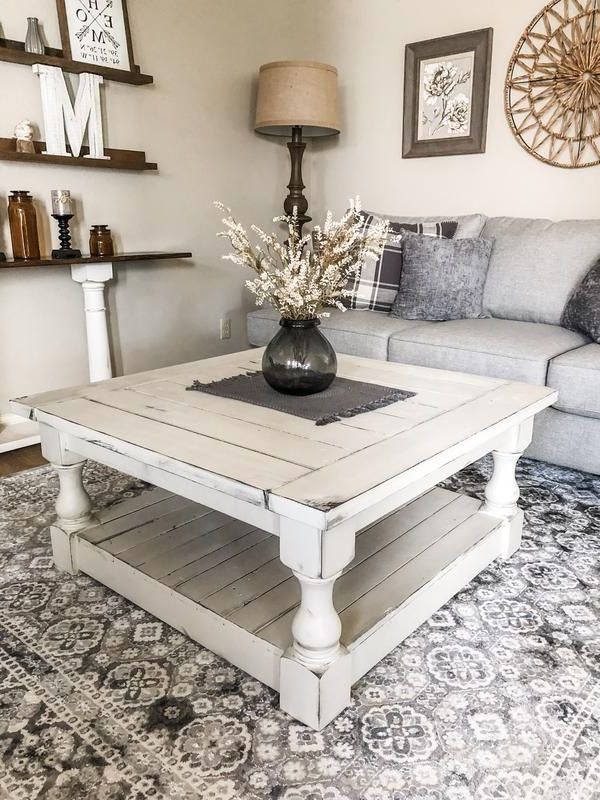 30+ Gorgeous Farmhouse Living Room Makeover Decor Ideas To Try Asap In With Living Room Farmhouse Coffee Tables (View 11 of 20)