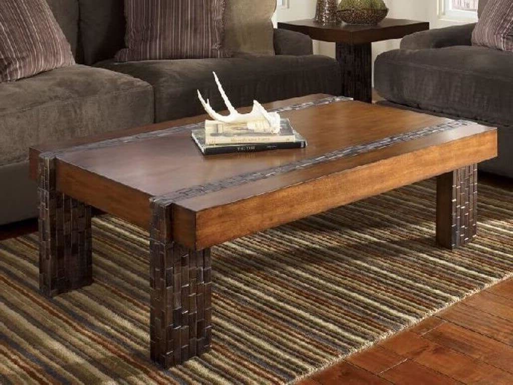 30 Rustic Coffee Table Decor Ideas You Will Love Throughout Rustic Wood Coffee Tables (View 15 of 20)