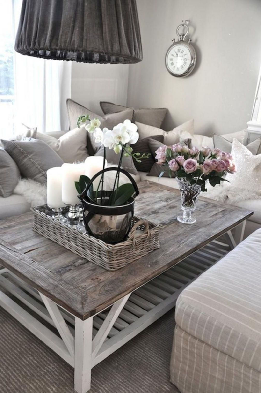 Adorable 25+ Great Farmhouse Coffee Table Design And Decor Ideas Https Within Living Room Farmhouse Coffee Tables (View 3 of 20)