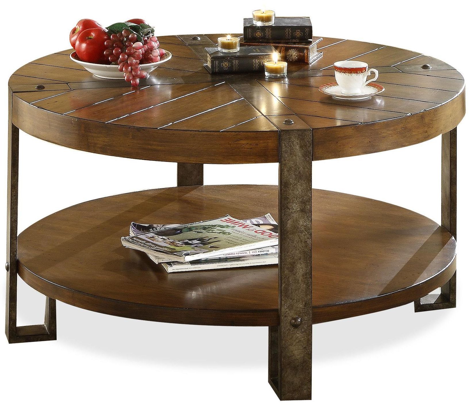 Awesome Round Coffee Tables With Storage | Homesfeed Intended For Rustic Wood Coffee Tables (Gallery 20 of 20)