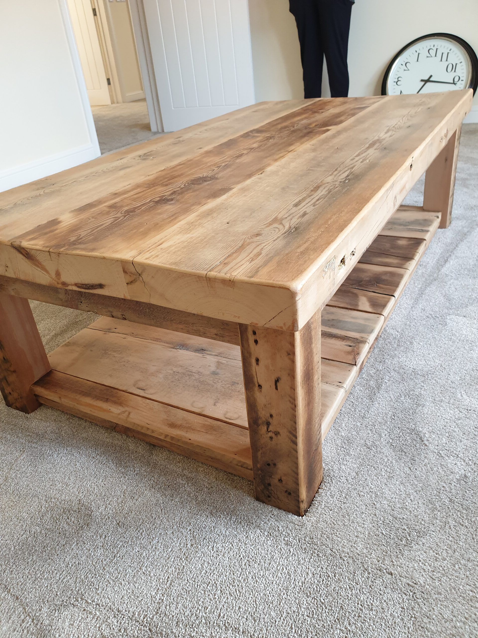 Buy Rustic Wood Coffee Table Made From Reclaimed Timber In Rustic Wood Coffee Tables (View 2 of 20)