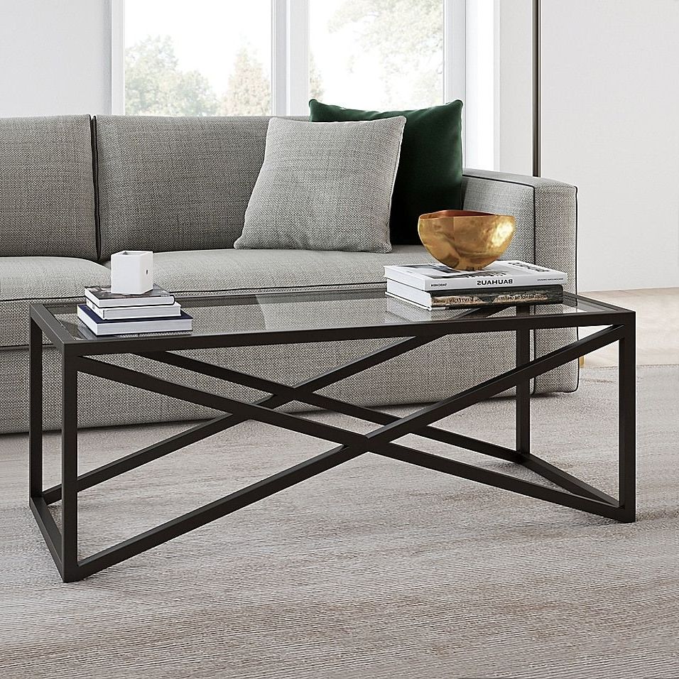 Calix Coffee Table In Blackened Bronze | Bed Bath & Beyond | Coffee In Addison&amp;lane Calix Square Tables (View 15 of 20)