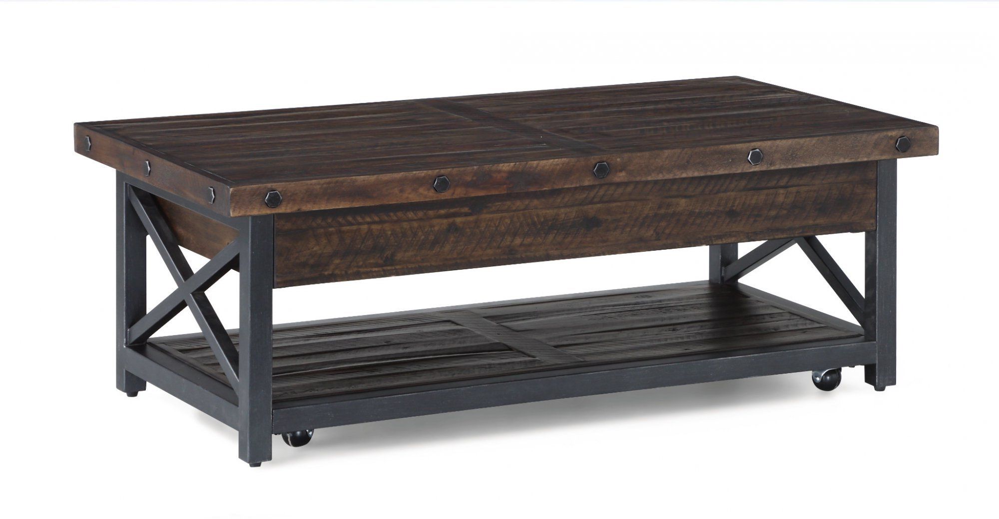 Carpenter Rectangular Lift Top Coffee Table W/casters 6722 0311 Inside Coffee Tables With Casters (Gallery 12 of 20)