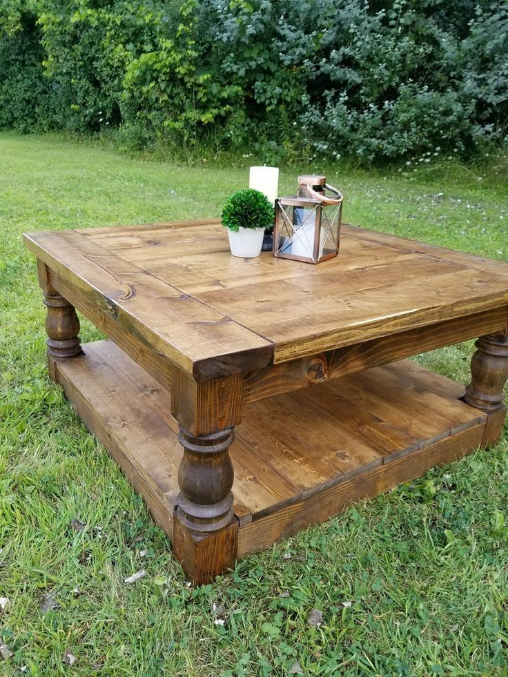 Coffee Table Farm House Coffee Table Table Dine Table – Etsy | Rustic Throughout Pemberly Row Replicated Wood Coffee Tables (View 3 of 20)