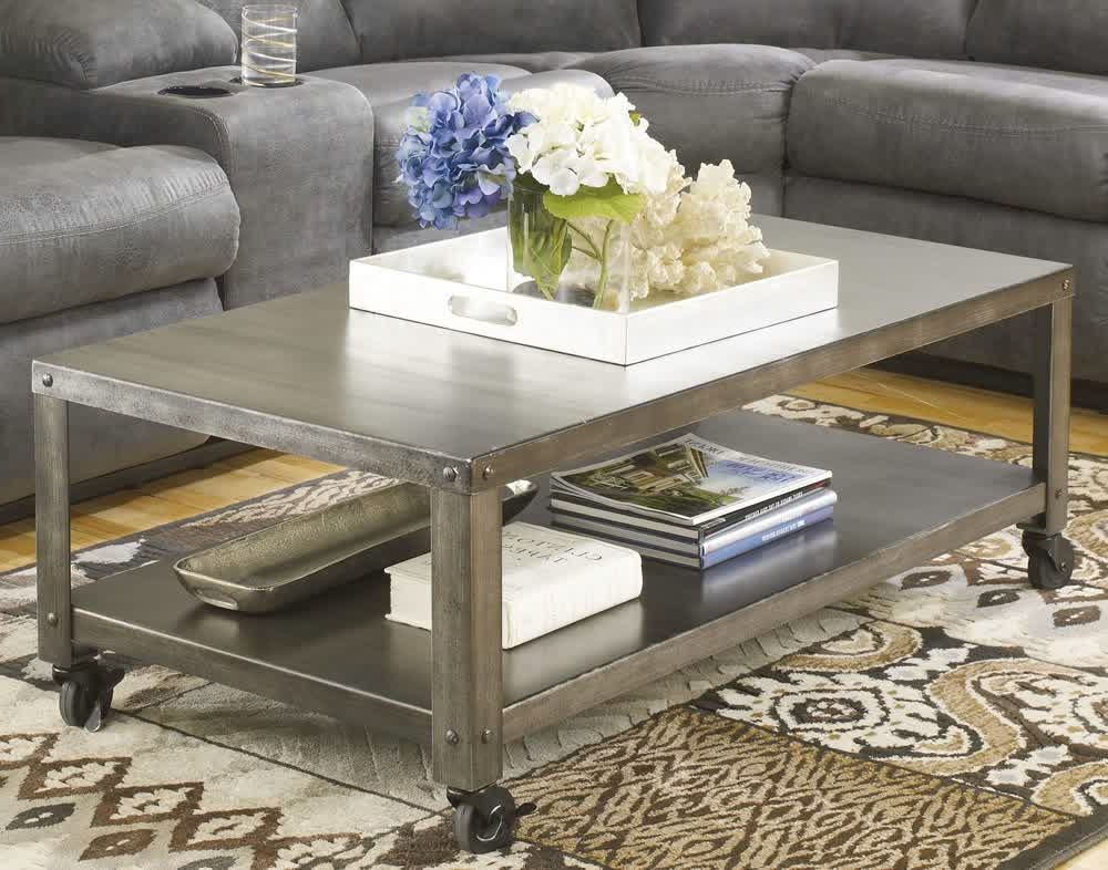 Coffee Table On Casters, Move It Anytime – Homesfeed Within Coffee Tables With Casters (Gallery 7 of 20)