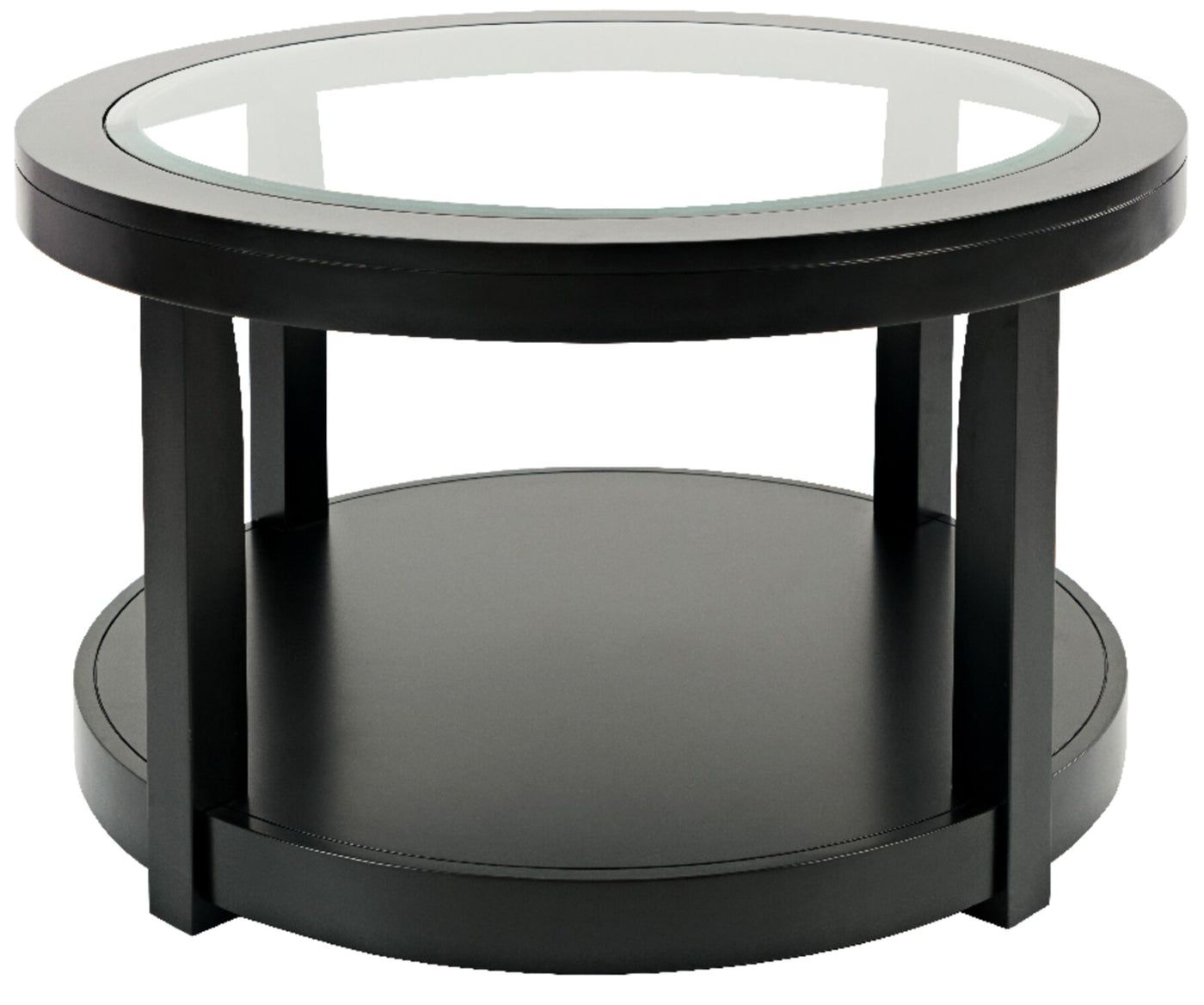 Corey Round Coffee Table – Black | The Brick With Full Black Round Coffee Tables (View 13 of 20)