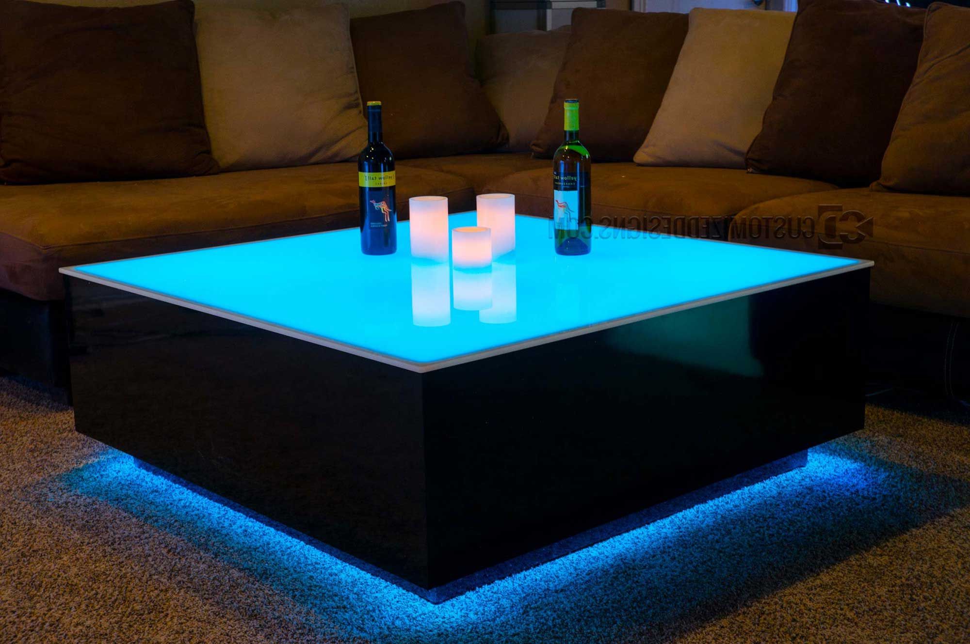 Featured Photo of The 20 Best Collection of Coffee Tables with Led Lights