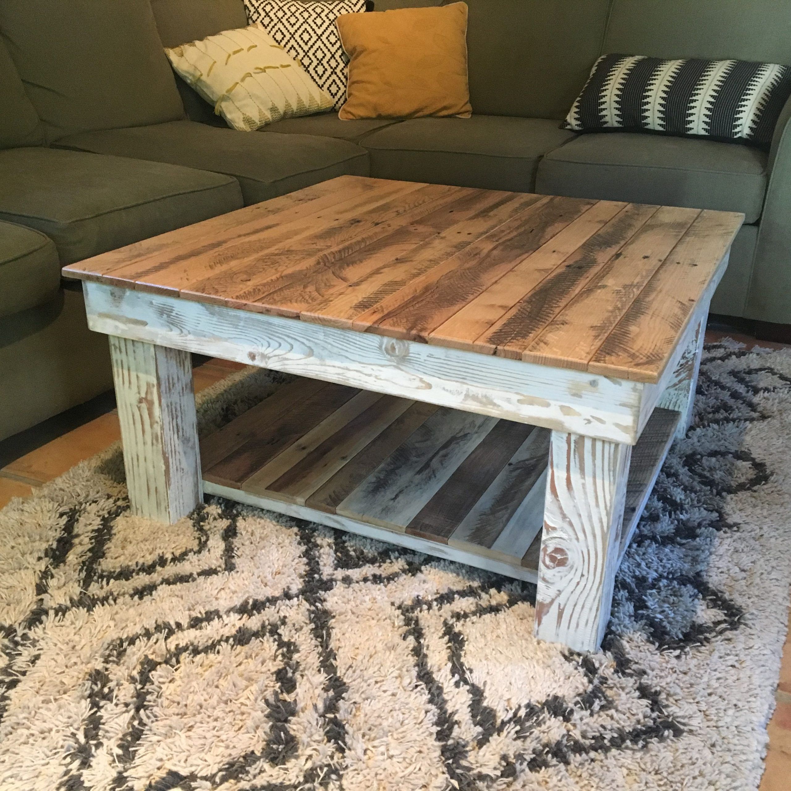 Hand Made Reclaimed Wood Rustic Coffee Tablea.m (View 8 of 20)