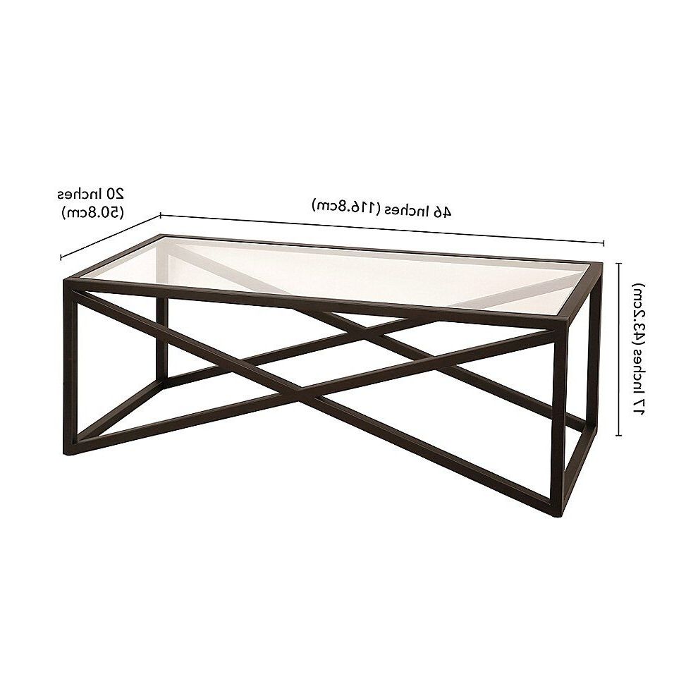 Hudson&canal® Calix Coffee Table In Blackened Bronze | Bed Bath Intended For Addison&amp;lane Calix Square Tables (View 14 of 20)